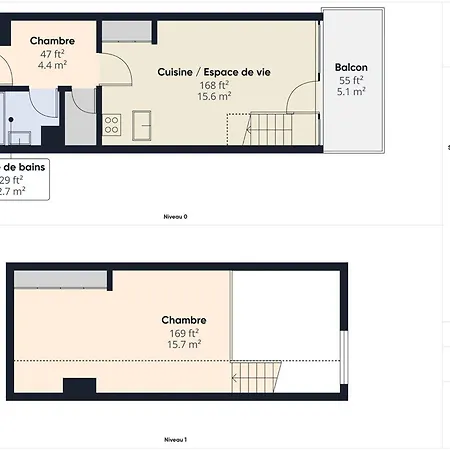 Apartment Vue Vallee - 5 Pers. *